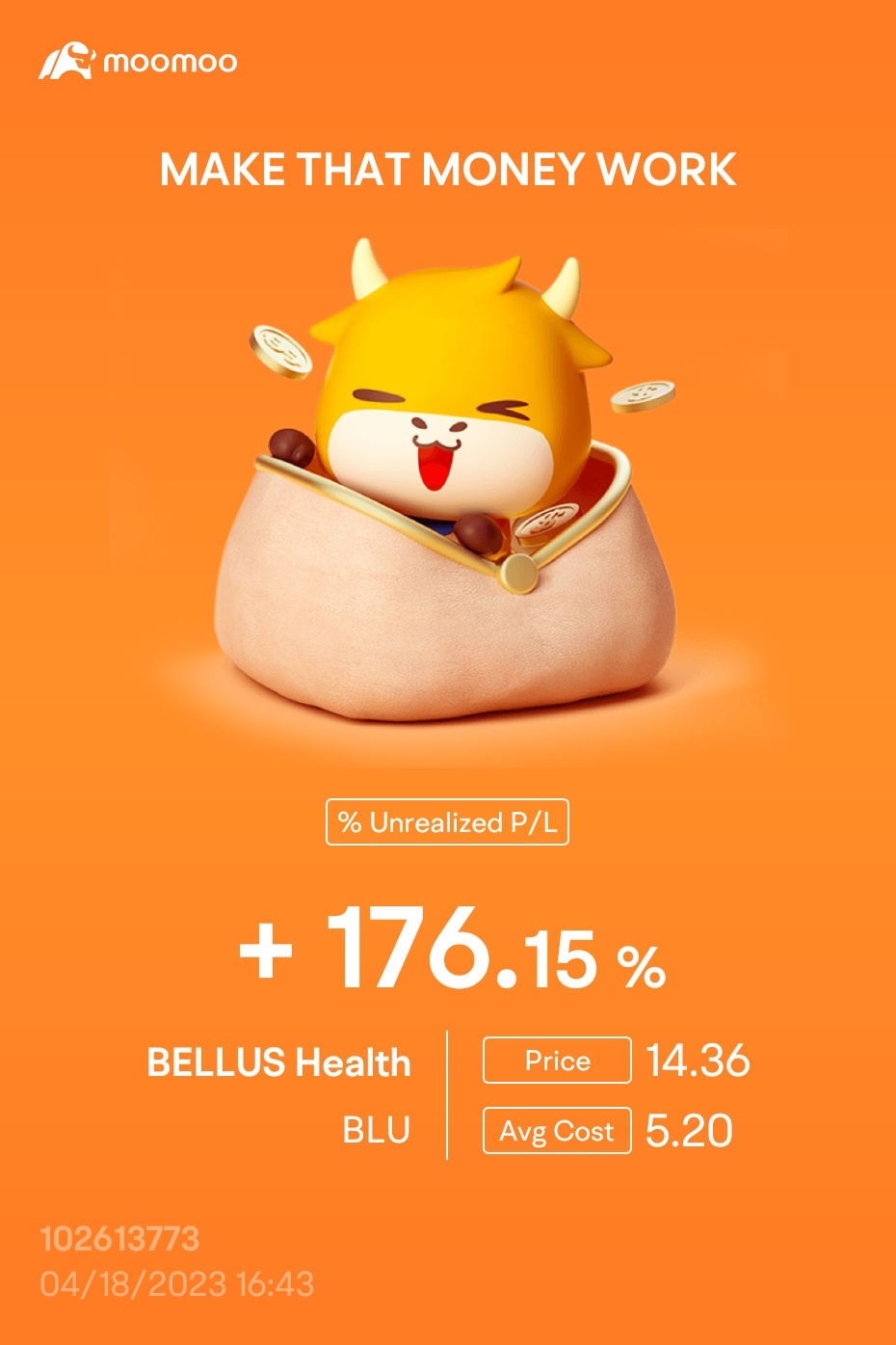 $BELLUS Health (BLU.US)$  To the moon🚀🚀🚀