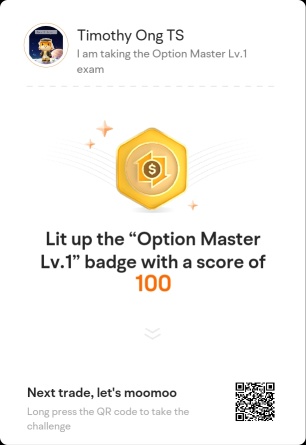 #Learn with moomoo ~ Option Master Level 1
