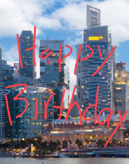 シンガポール、誕生日おめでとうございます！
