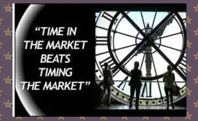 Time in the market for me