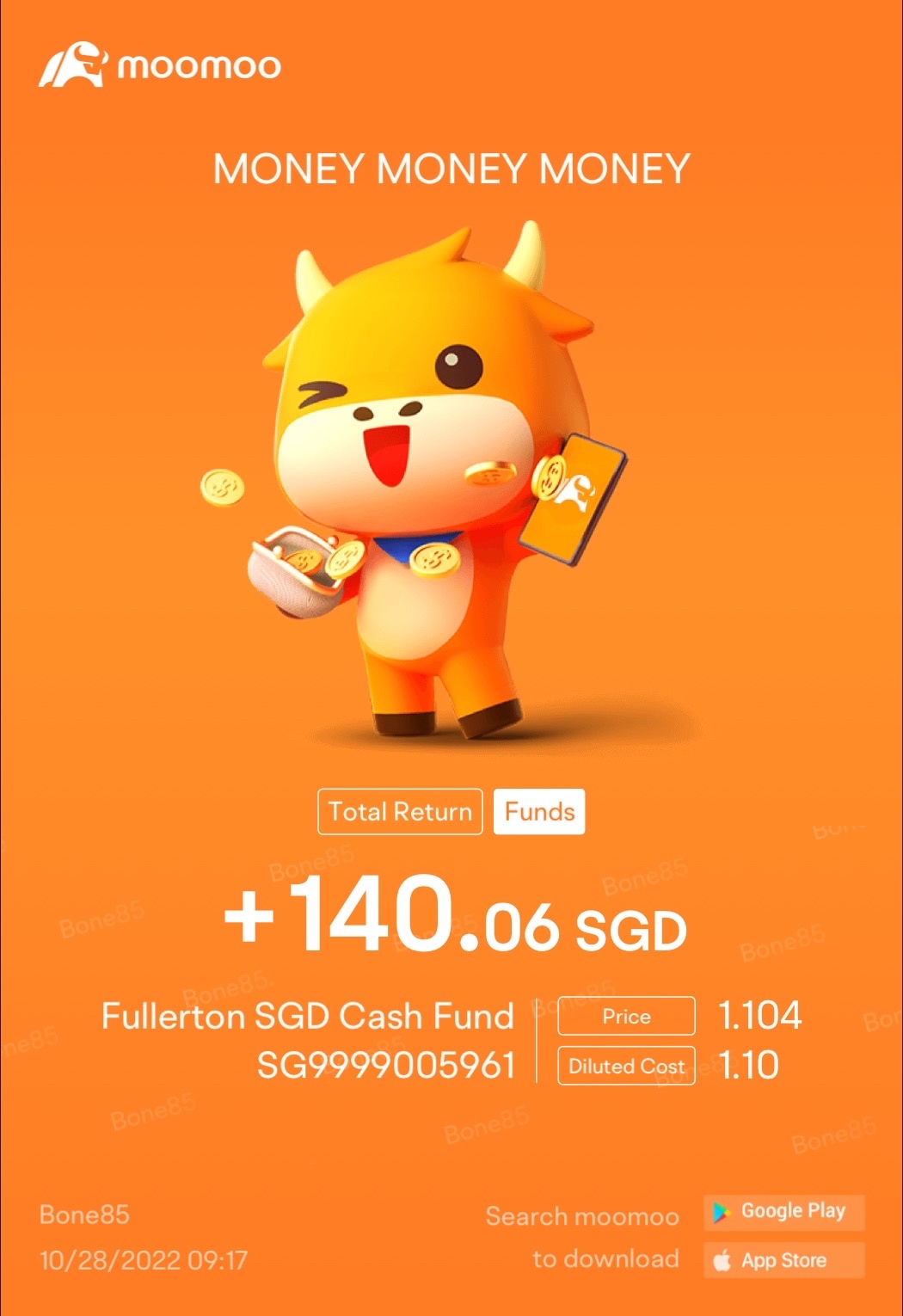 富敦新元货币基金(SG9999005961.MF)$ 继续努力- moomoo 社区