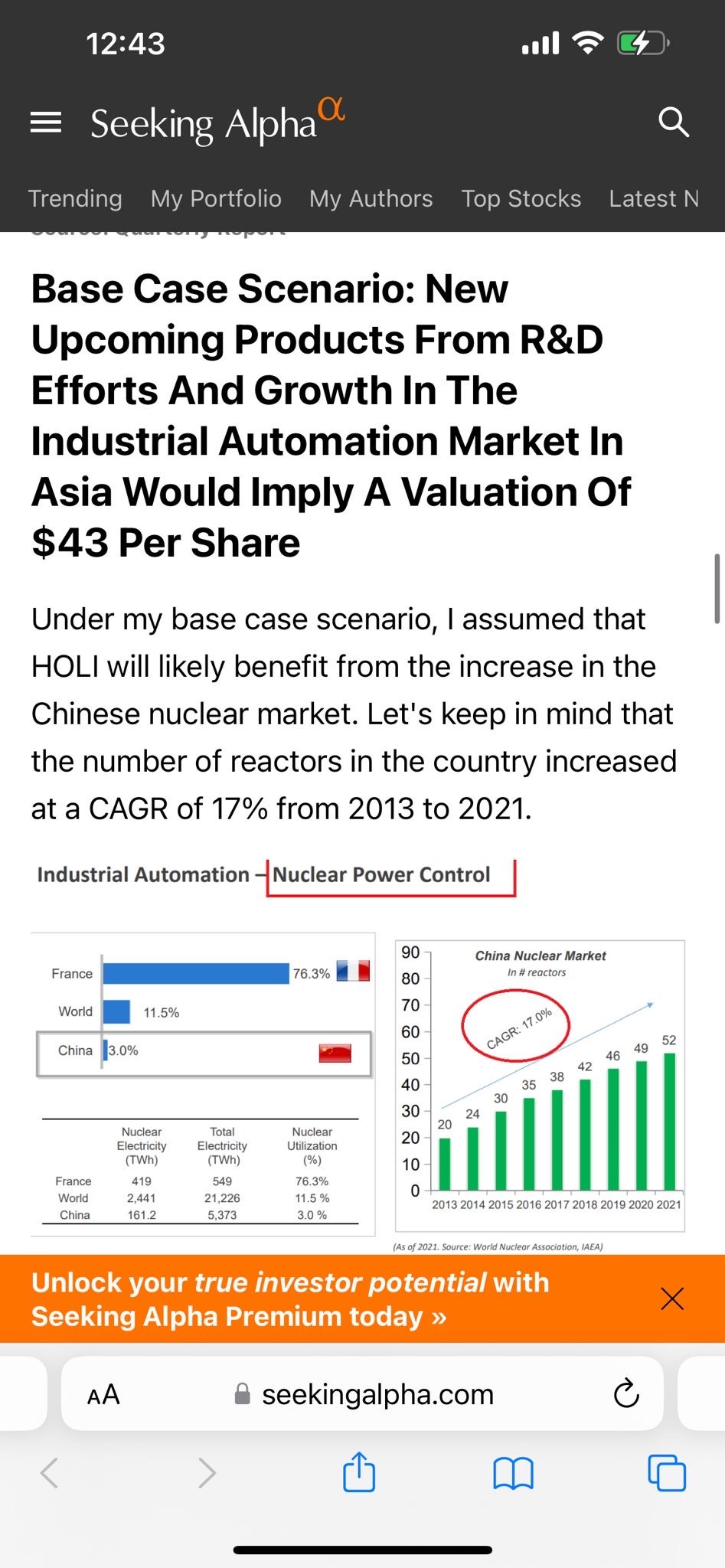 $Hollysys Automation Technologies (HOLI.US)$