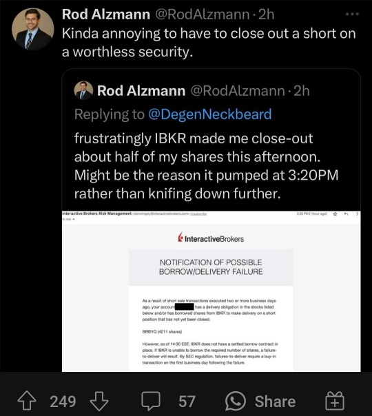 IBKR forces someone shorting BBBY to close his position
