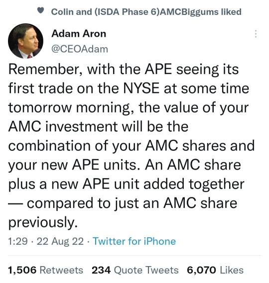 关于 AMC + APE 的澄清