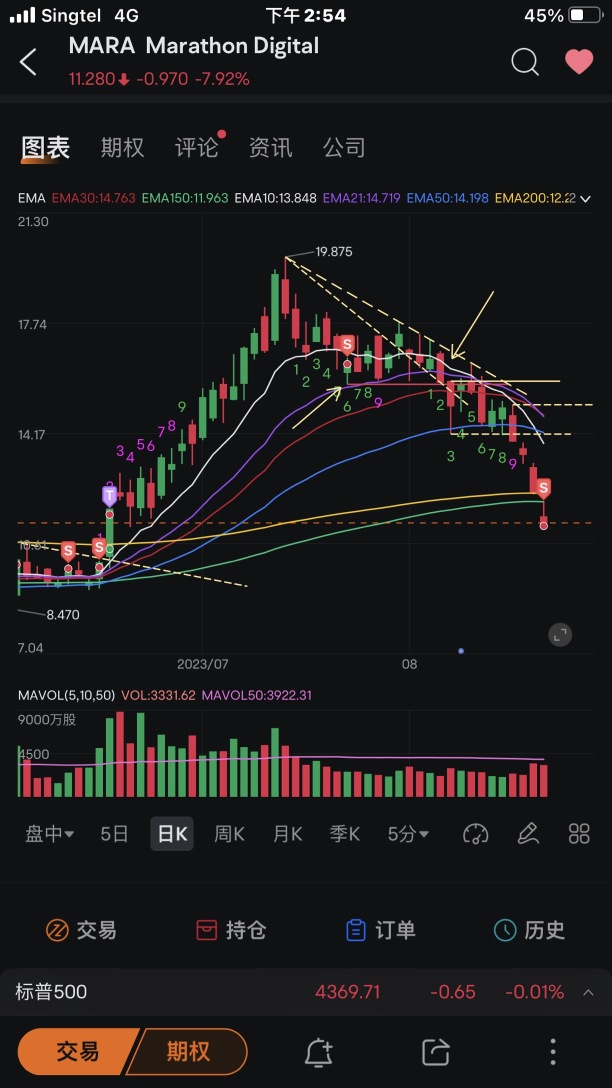 This week's trading, analysis of individual stock holdings (14/08-18/08)