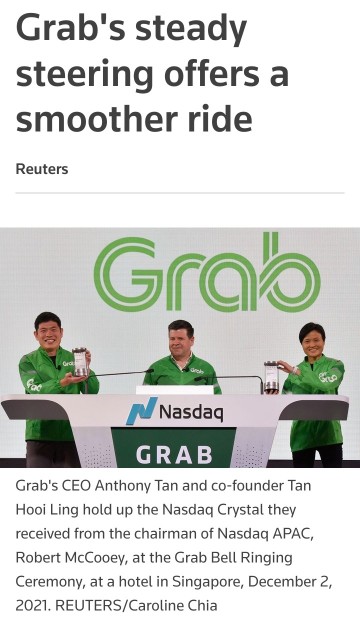 Grab Holdingsについての速いレビュー