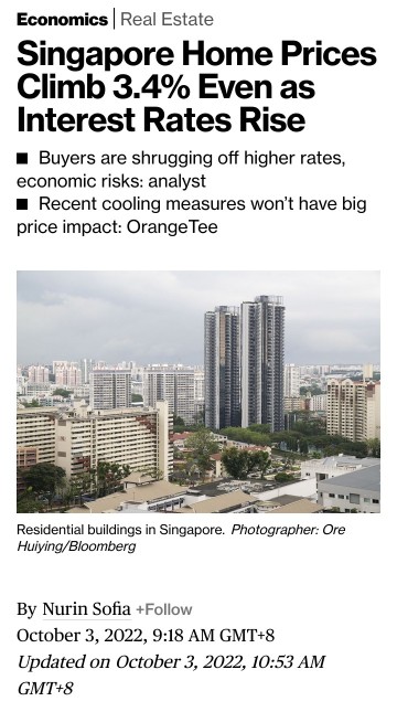 The Singapore economy is booming!
