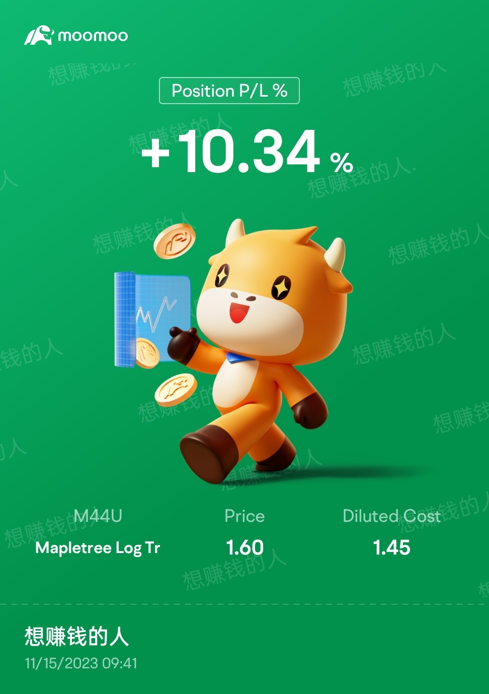 終於在一個月內達到10％。