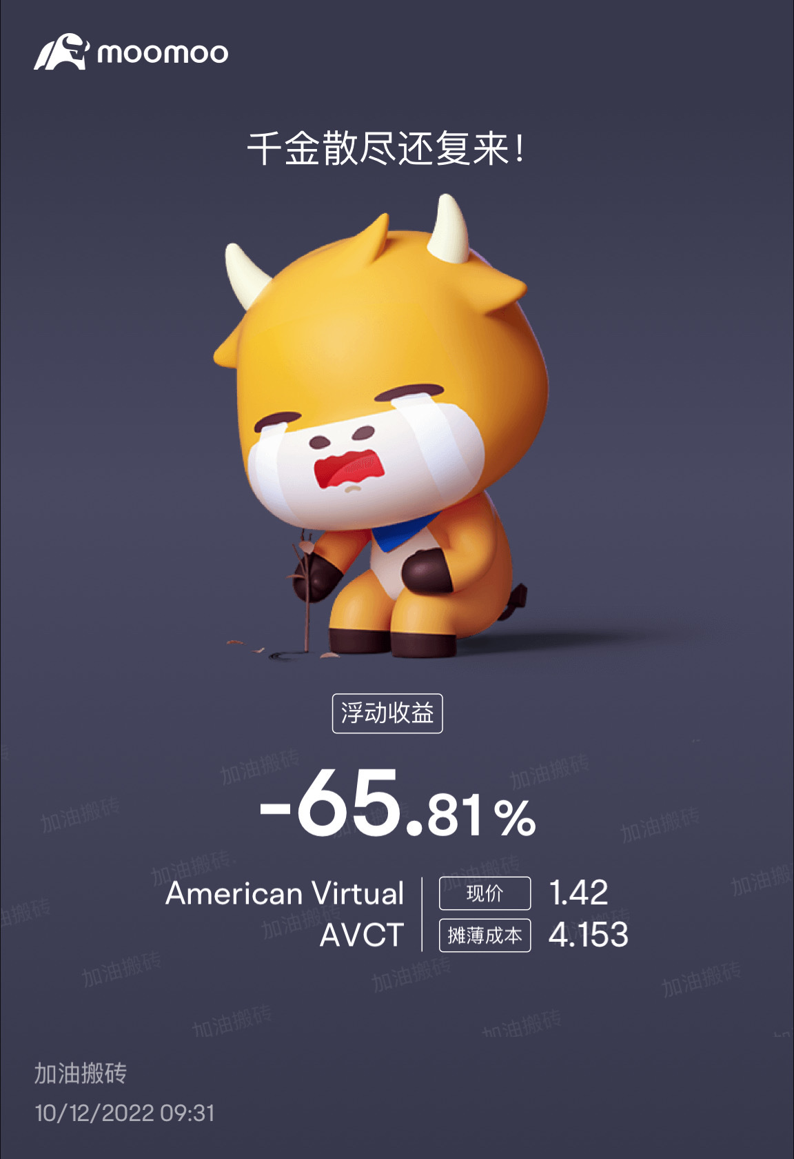 $American Virtual (AVCT.US)$ 🥹