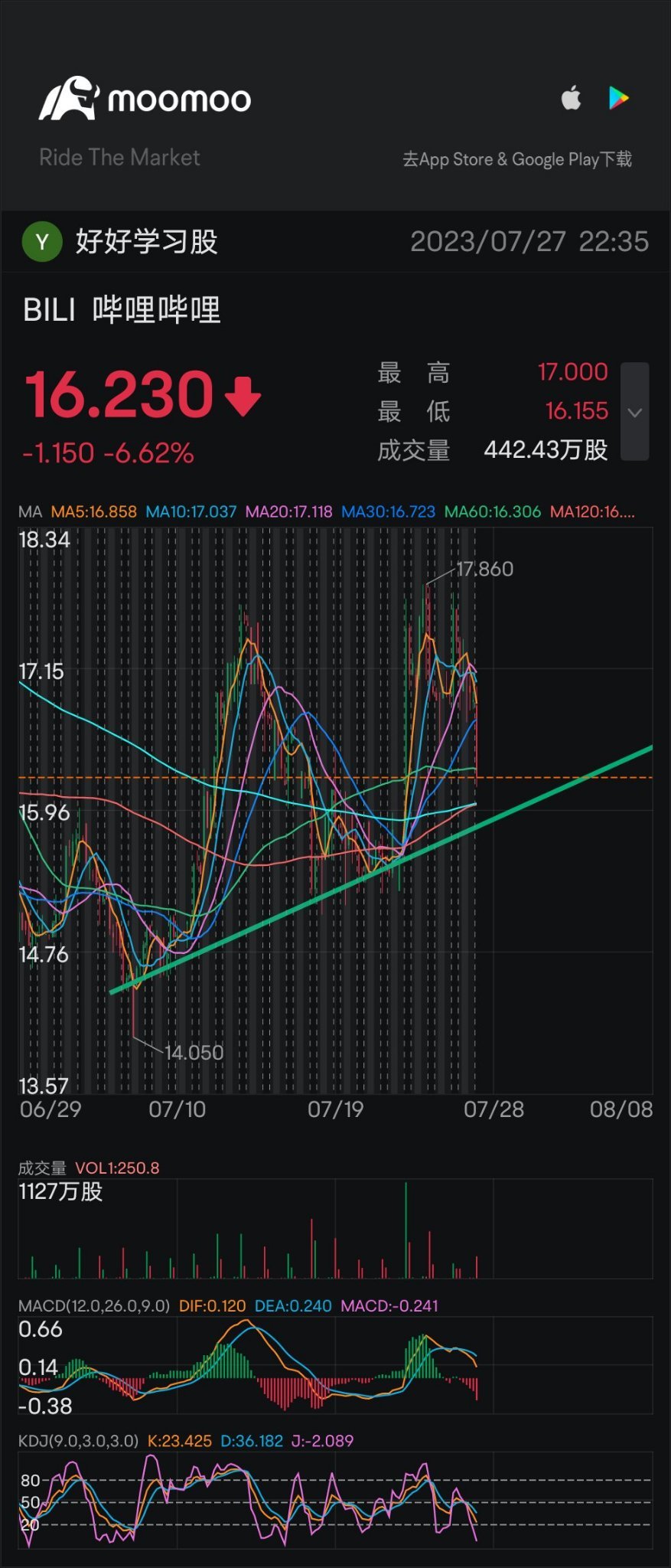 $ビリビリ (BILI.US)$ 自分で見てください。機関投資家に驚かないでください