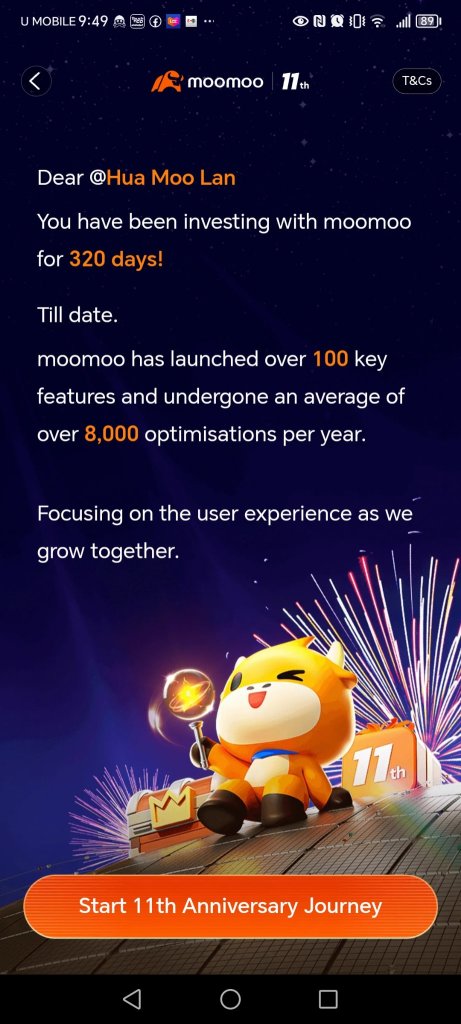Happy anniversary to Moo Moo 🎂