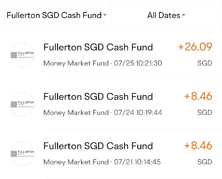 $Fullerton SGD Cash Fund (SG9999005961.MF)$  毎日の食事に十分です。