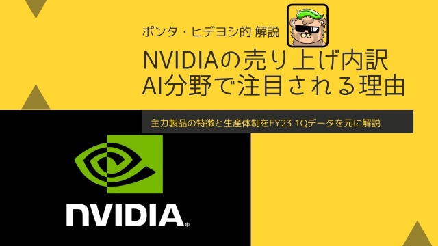 About NVIDIA's core products and supply chain