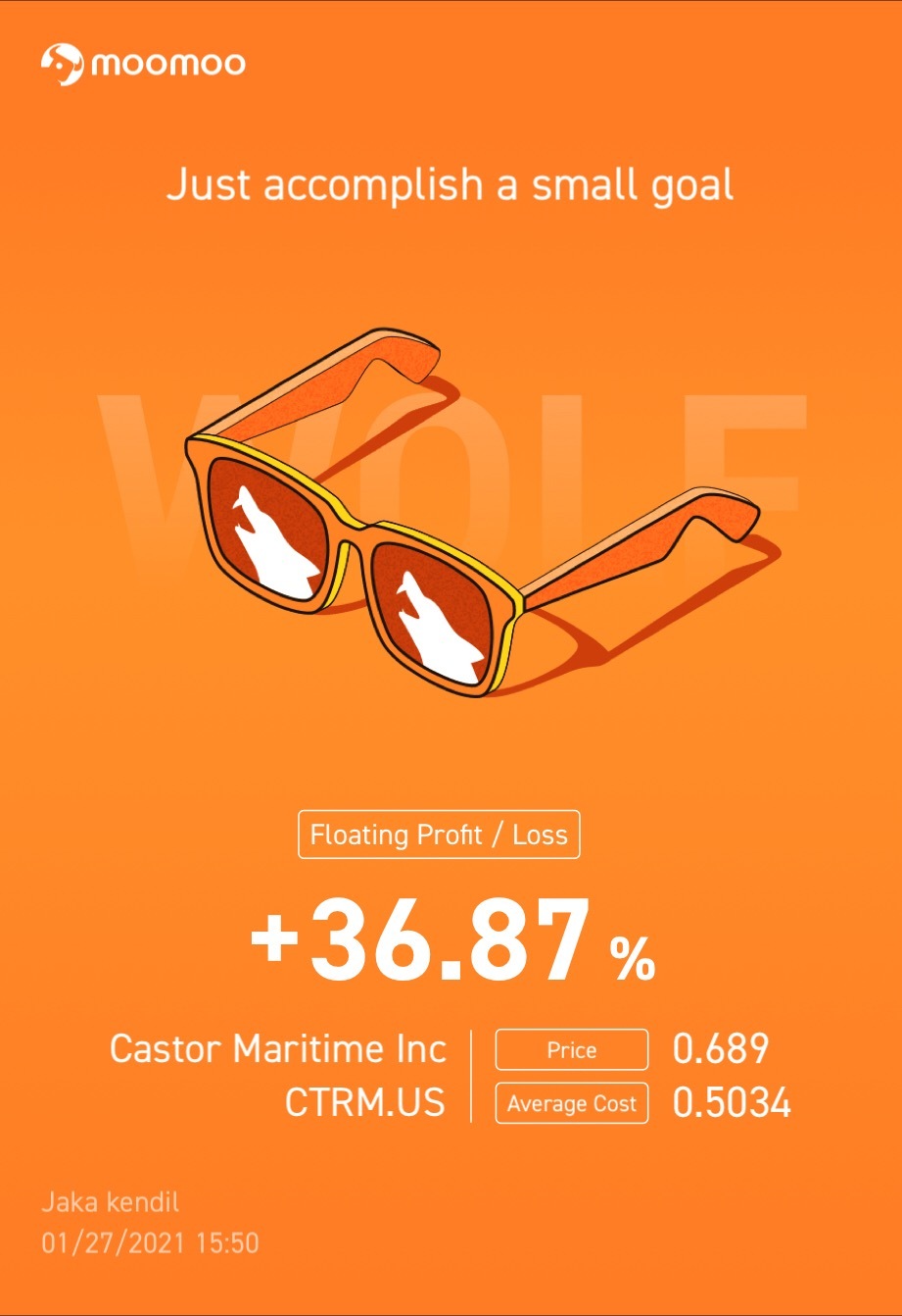 $Castor Maritime (CTRM.US)$ 天啊，我的所有遺失了