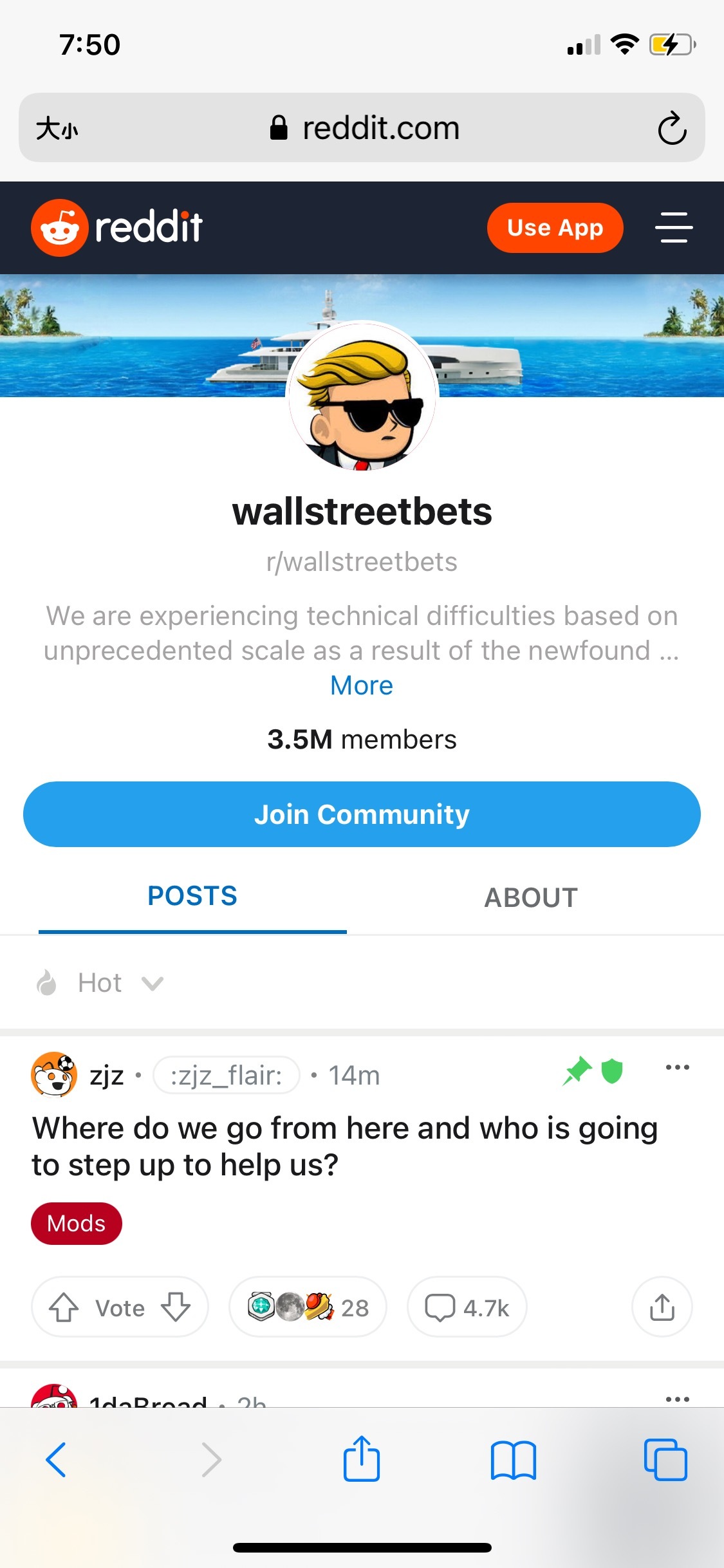 $AMC Entertainment (AMC.US)$ We are back! Try to join:  r/Wallstreetbets