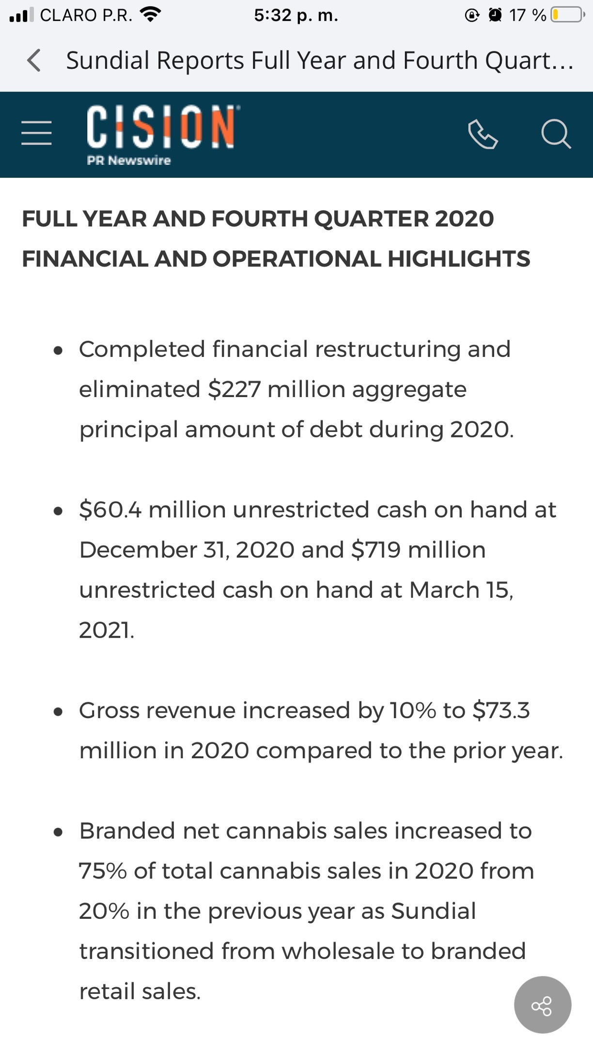 $SNDL Inc (SNDL.US)$