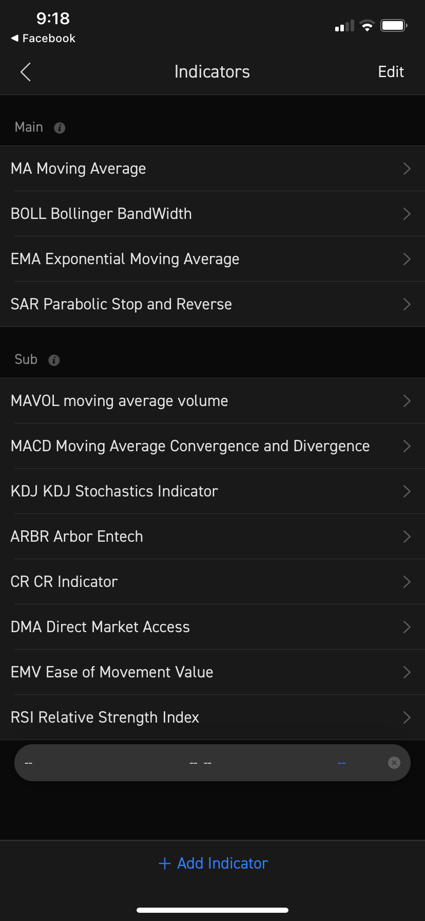 being able to change parameters to help with your trading style from candle stick style to bollanger bands vwap nearly everything