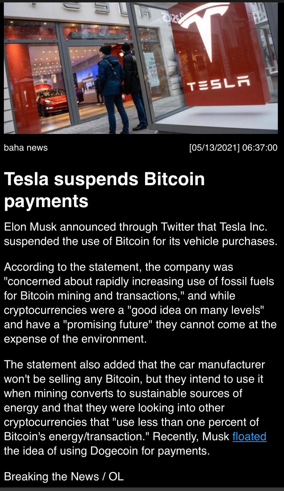 $Tesla (TSLA.US)$