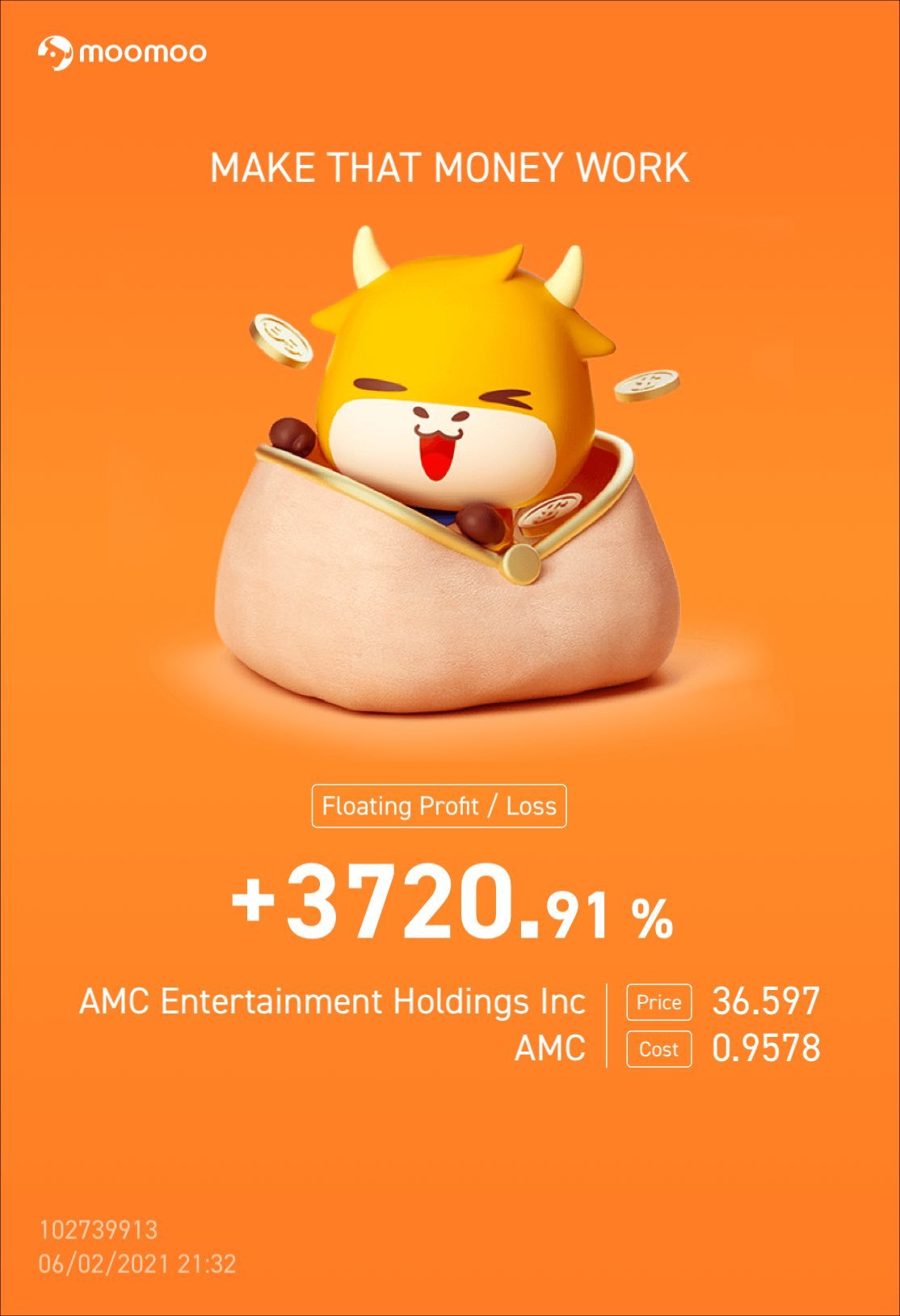 $AMCエンターテインメント クラスA (AMC.US)$ あははは、シック