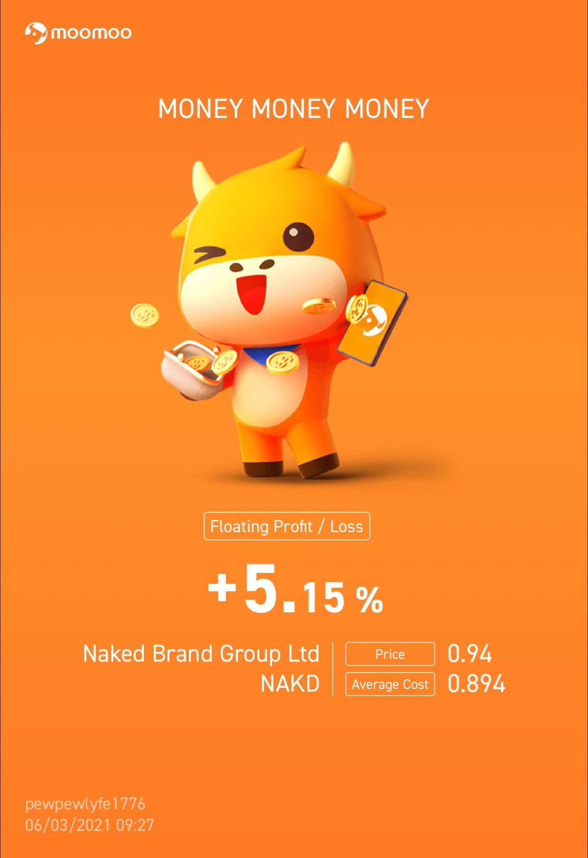 $undefined (NAKD.US)$私は売りません！！！