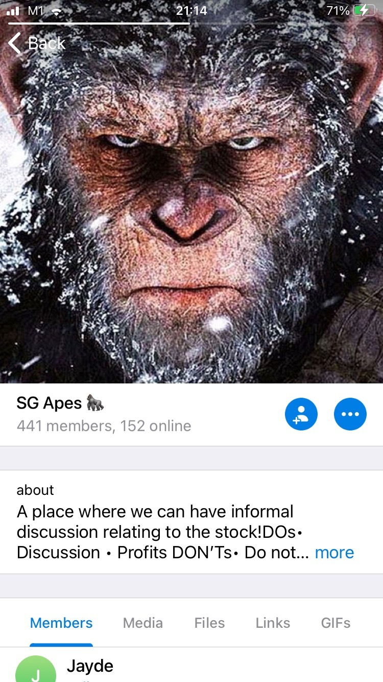 $AMC Entertainment (AMC.US)$ Leave your telegram ID if u would like to join SG Apes group, 440+ member now