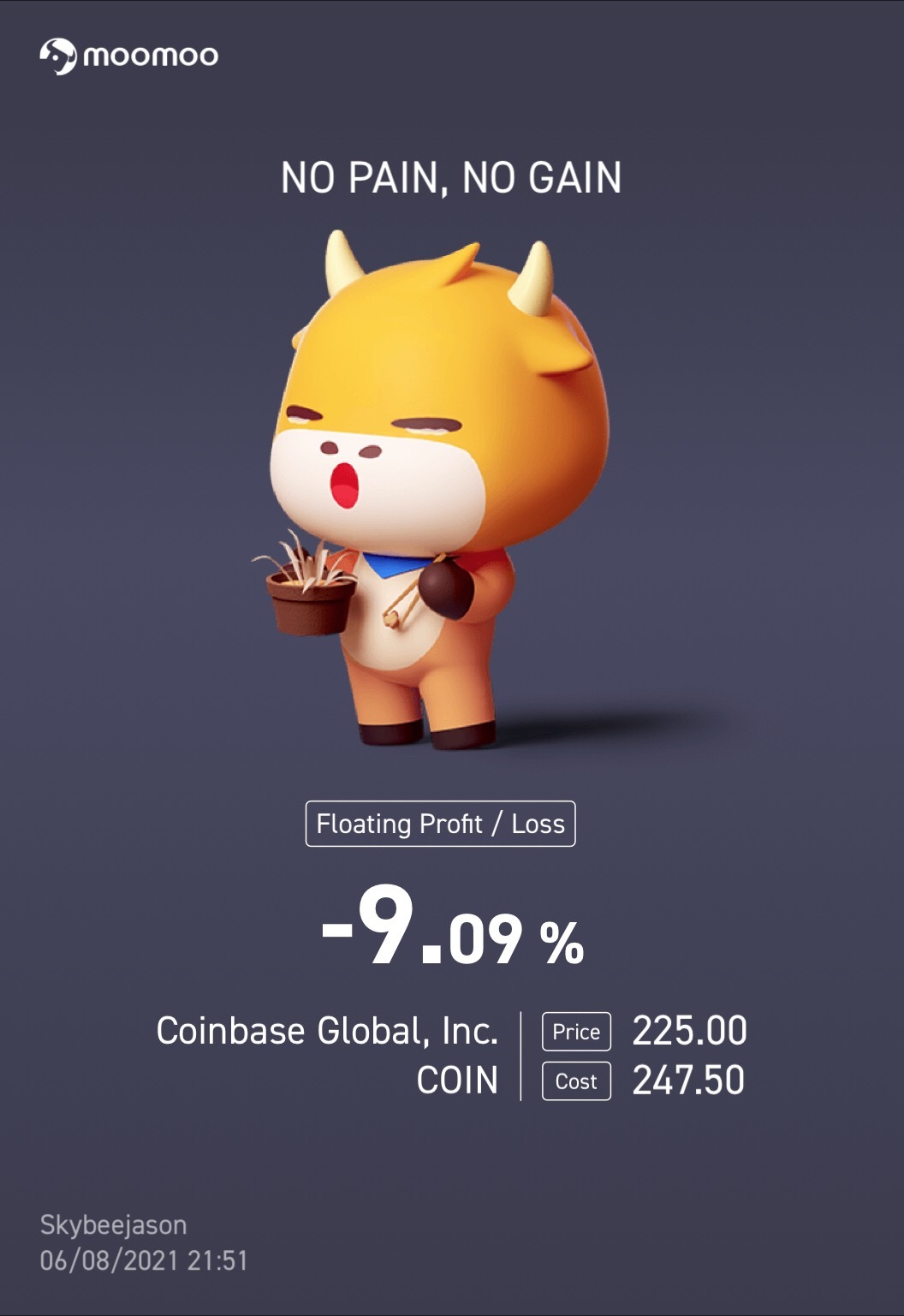 $Coinbase (COIN.US)$ 我應該平均下降嗎？