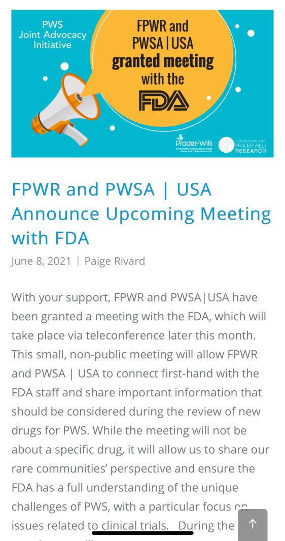 FDA Meeting