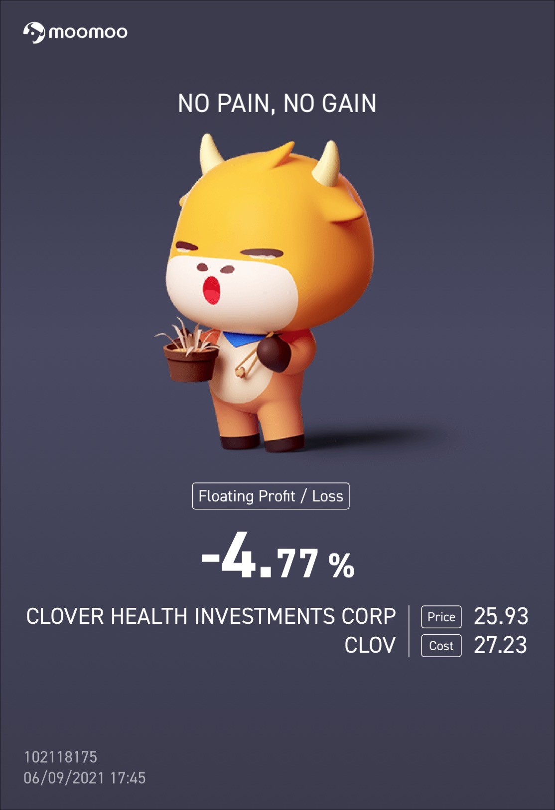 $Clover Health (CLOV.US)$ 今天它将会飙升