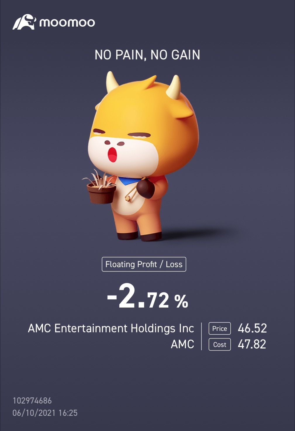 $AMC院线 (AMC.US)$ 我们走吧。又买了