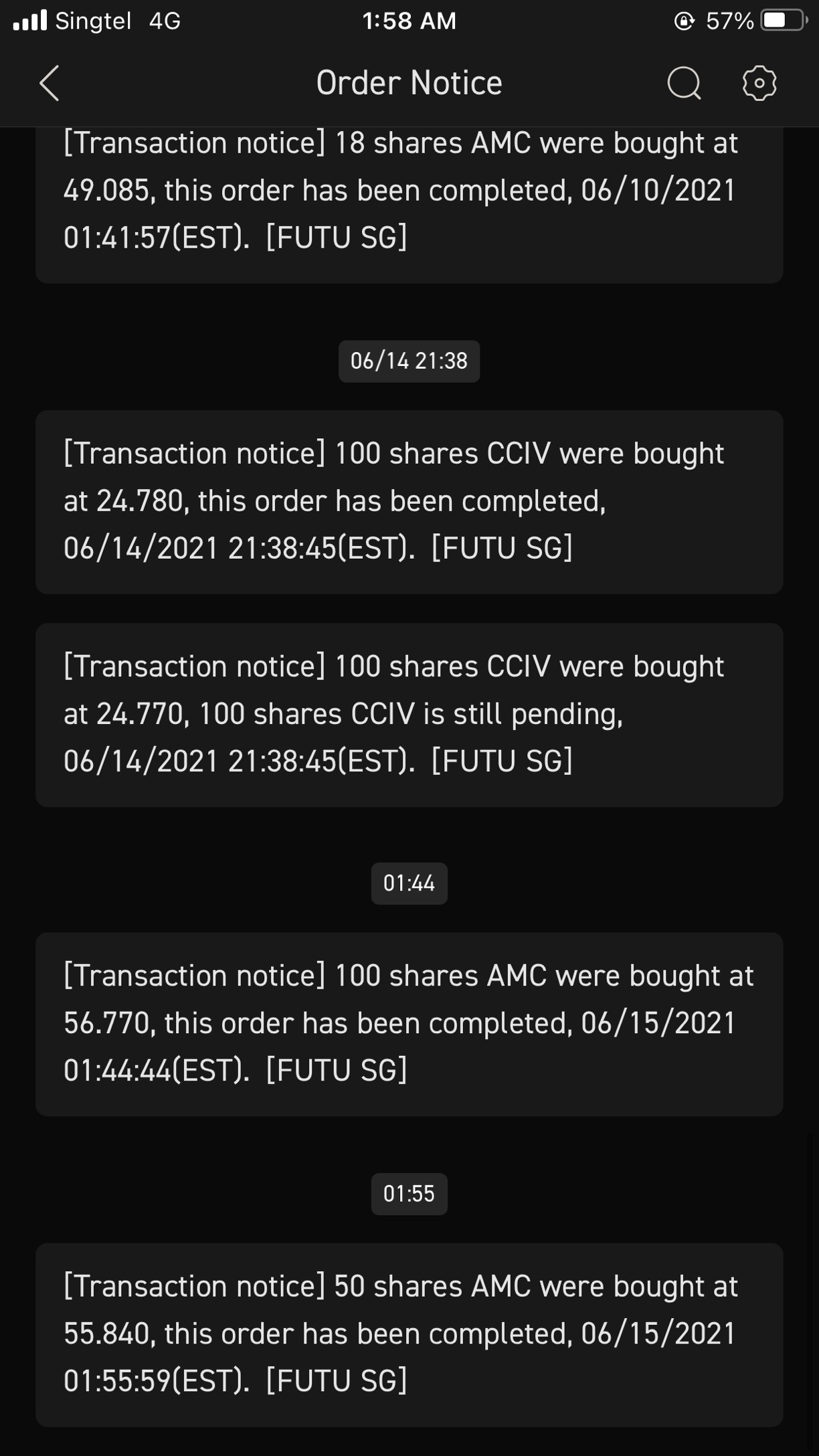 $AMC院线 (AMC.US)$ digged out more to show support 棺材本.