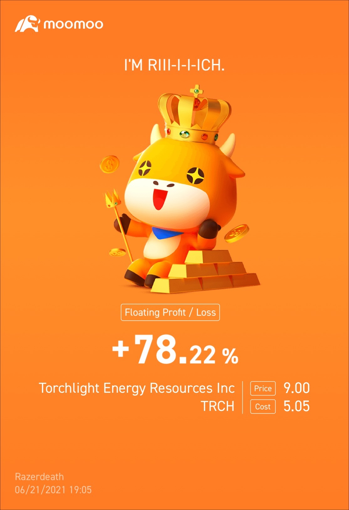 $Torchlight Energy Resources (TRCH.US)$ 保持