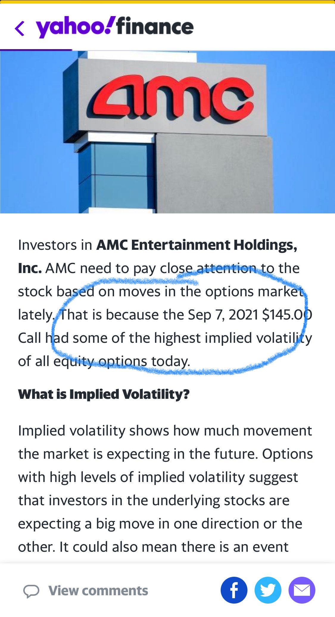 $AMC院线 (AMC.US)$ 这应该令人鼓舞...！所以 HODL