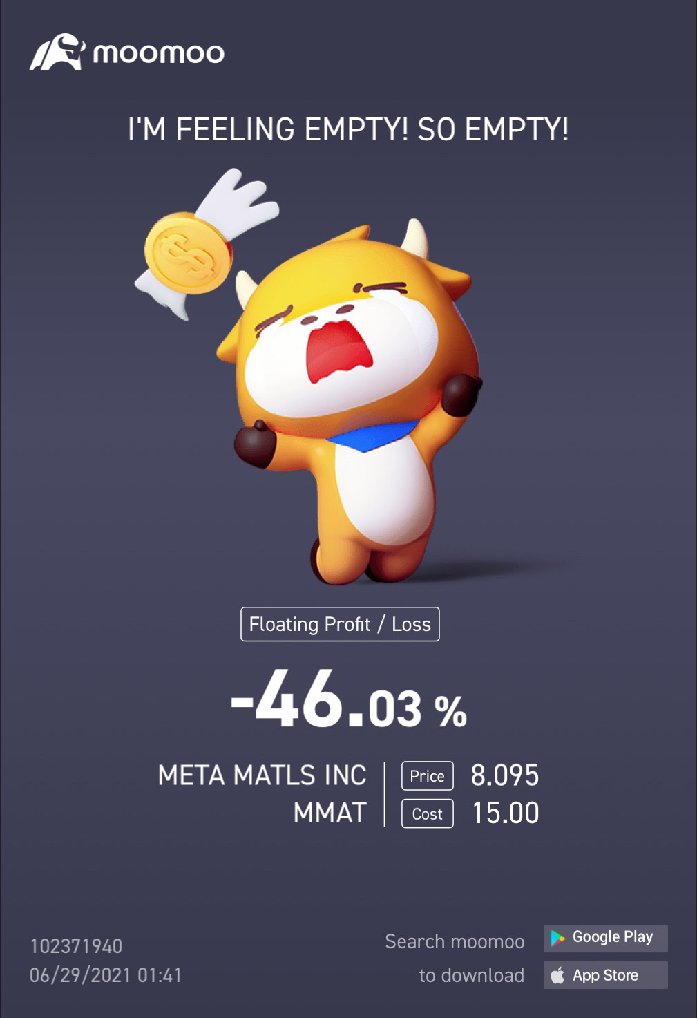 $Meta Materials (MMAT.US)$ 仍然持有