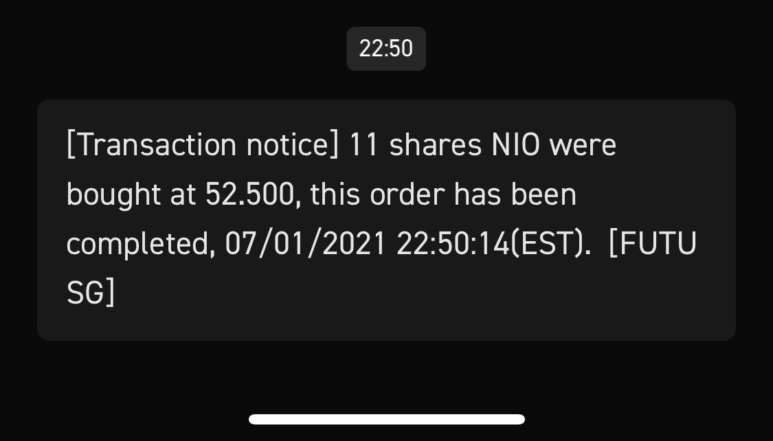 $蔚來 (NIO.US)$ 不小心買入而未進行監控