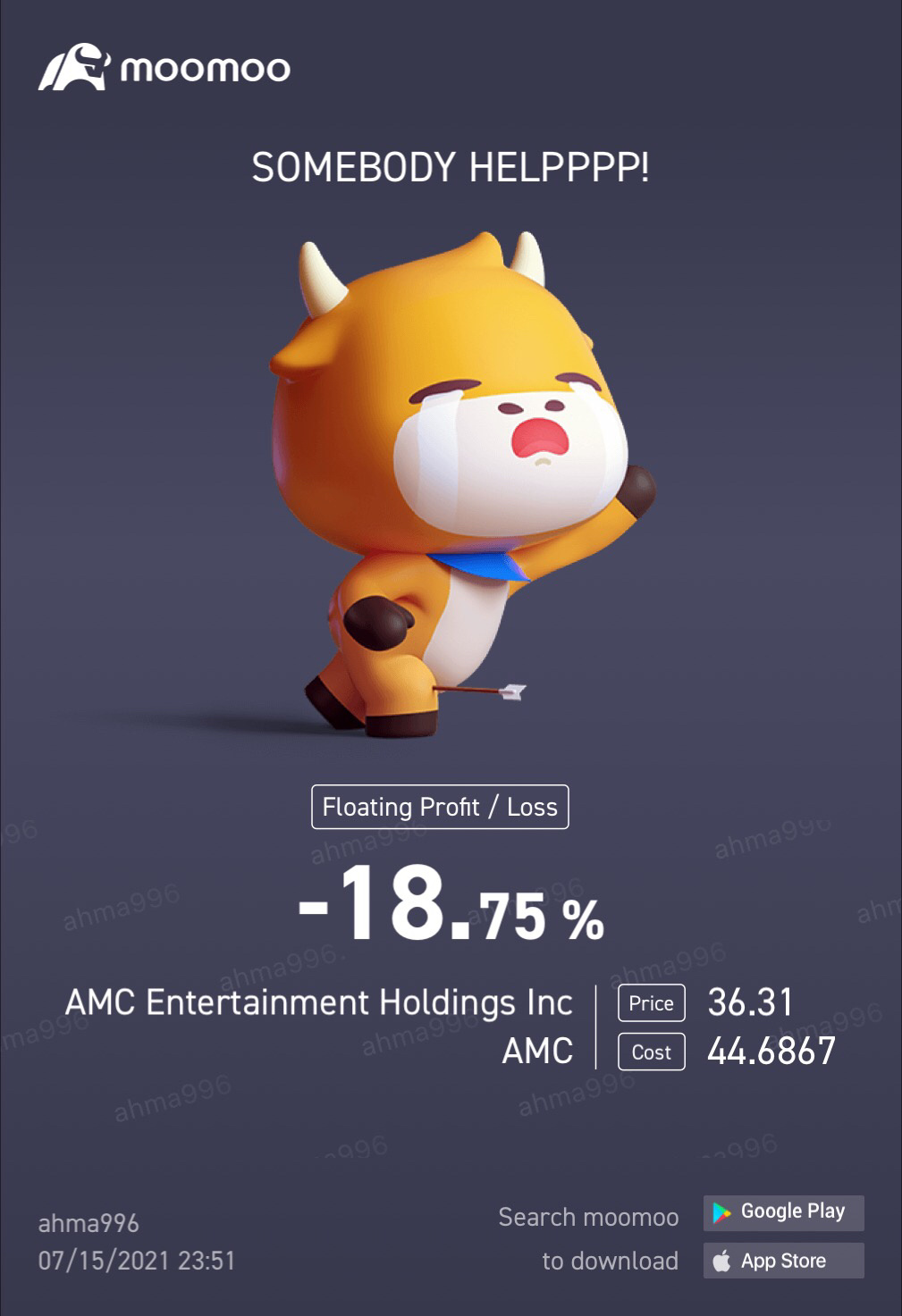 $AMC院线 (AMC.US)$[干杯][好的] 加油加油~