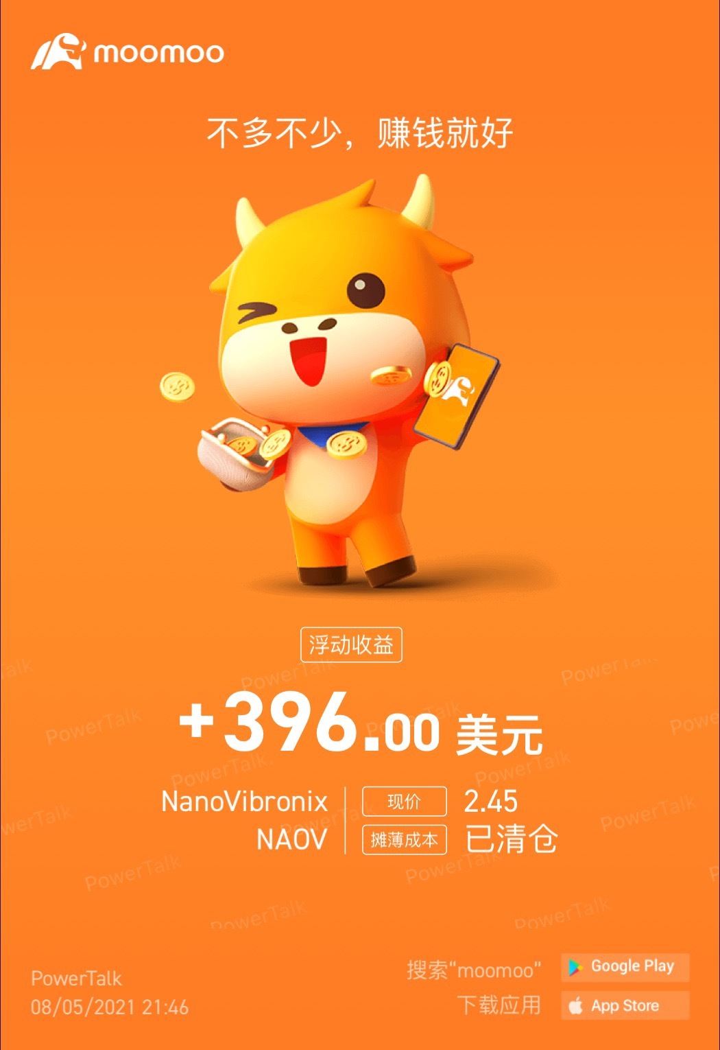 $NanoVibronix (NAOV.US)$ 要求不高 祝各位賺大錢