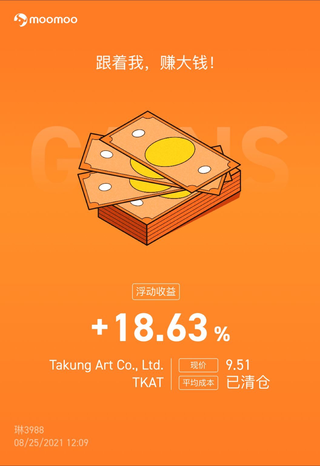 $Takung Art (TKAT.US)$ Continue to do short-term low buy and high sell