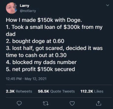 lmao! Lessss go Dogecoin📈📈🌝