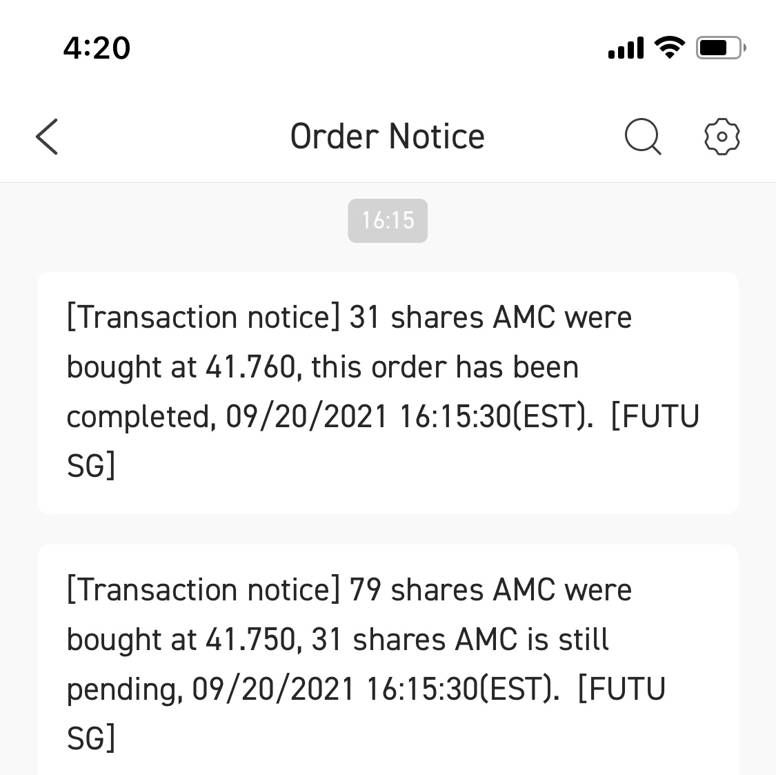 $AMC院线 (AMC.US)$ 有更多来临，交易日结束。