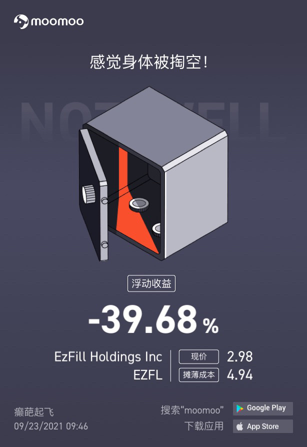 $EzFill Holdings (EZFL.US)$  What garbage stock[Sob]