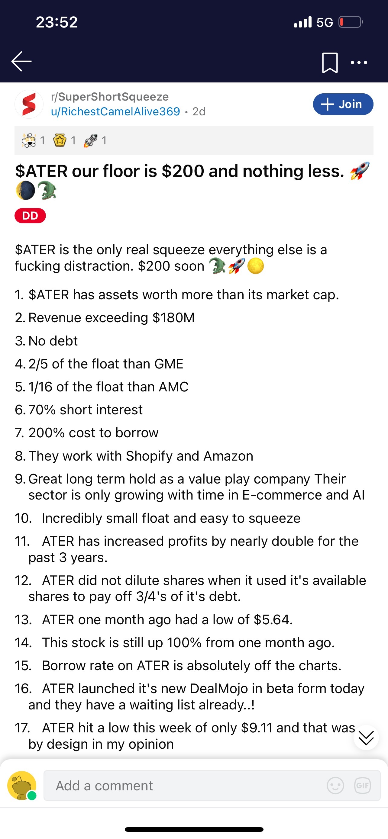 $Aterian (ATER.US)$