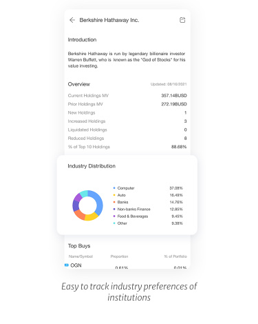 What's New: Institutional Position Data Viewable in Android v11.19