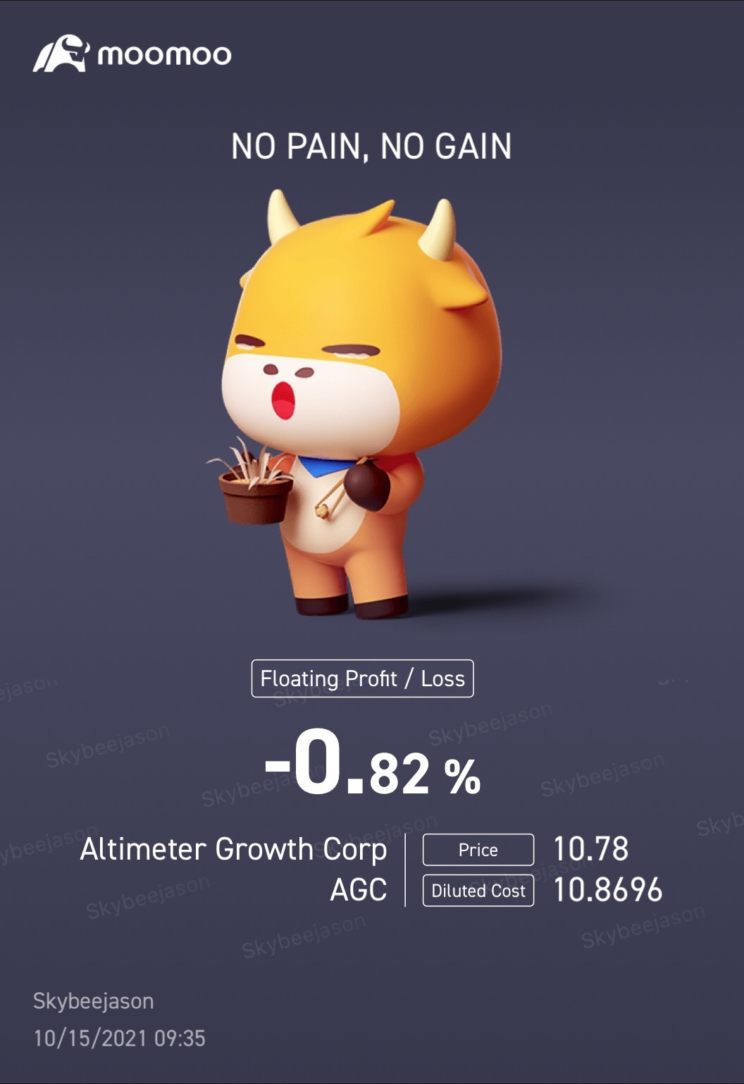 $Altimeter Growth Corp (AGC.US)$ 保持你的头寸，准备在下周起飞