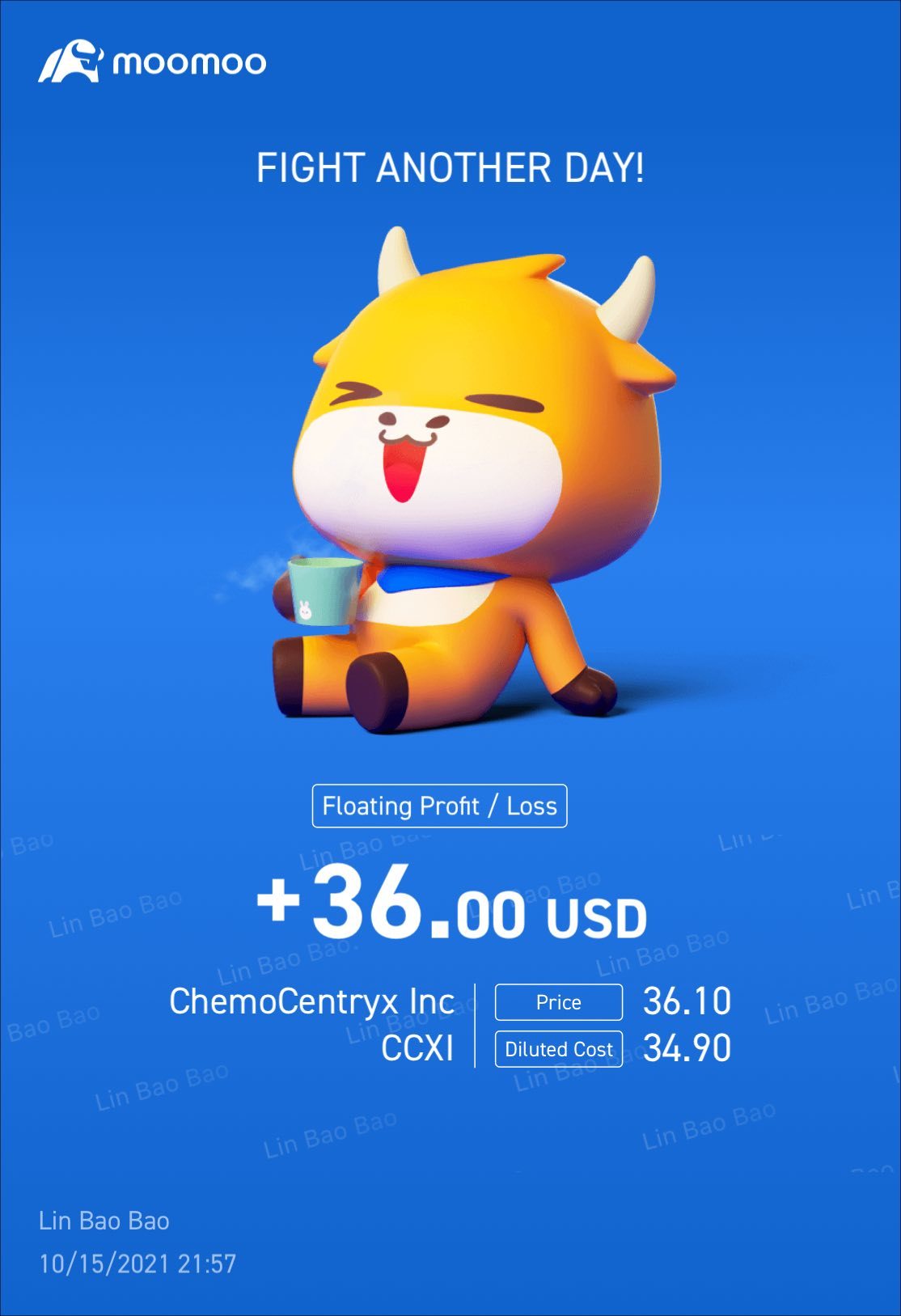 $ChemoCentryx (CCXI.US)$ 我应该卖出还是持有？[撇嘴]