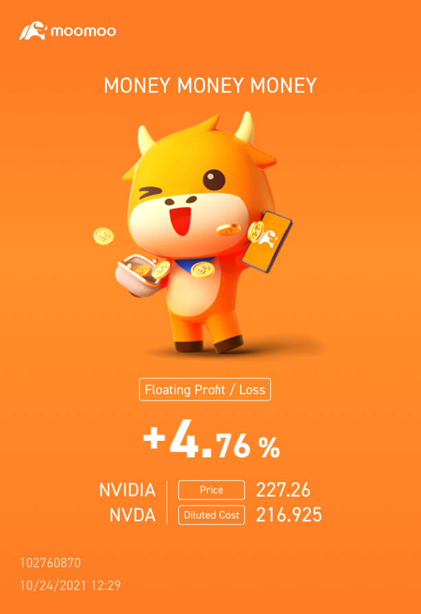 $エヌビディア (NVDA.US)$まだ足りません！もっと高く願います！