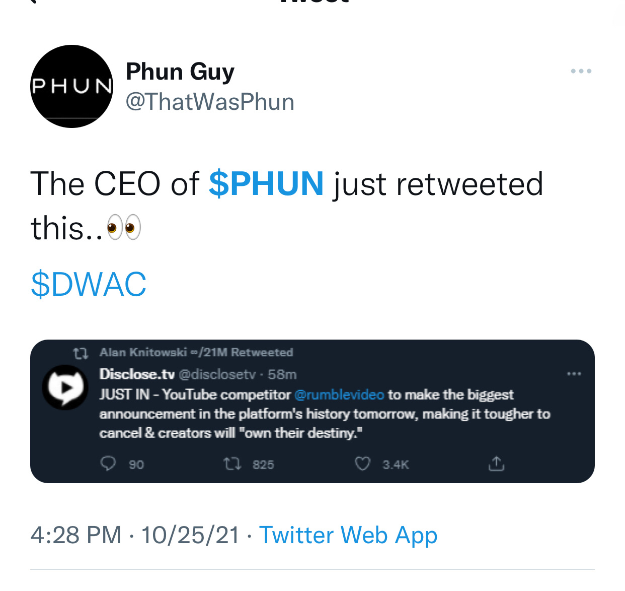 $Phunware (PHUN.US)$ That run in the last 5 mins!! 😳😳😳