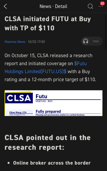 FUTU with strong fundamentals