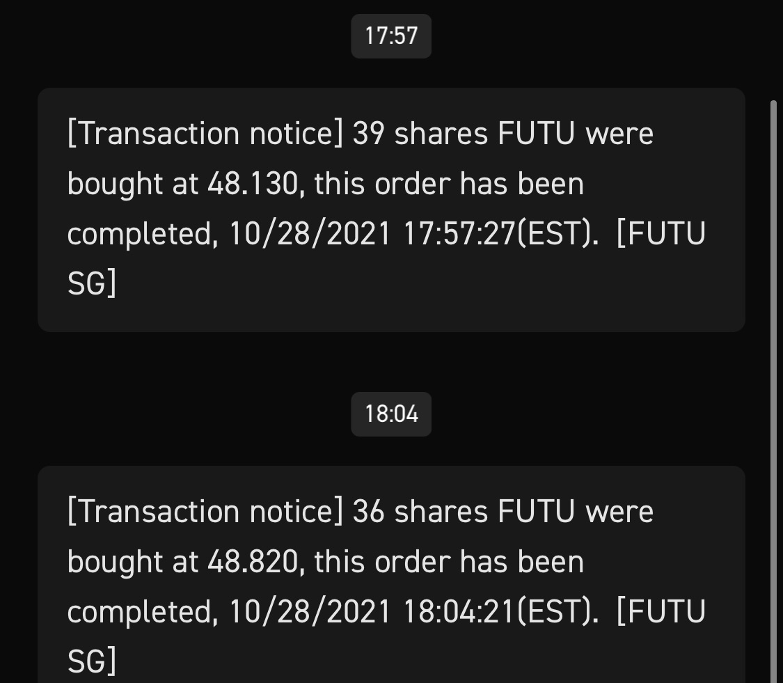 $Futu Holdings Ltd (FUTU.US)$ Believe in futu, it will definitely go crazy for you top fans today! Can't buy without like and share!