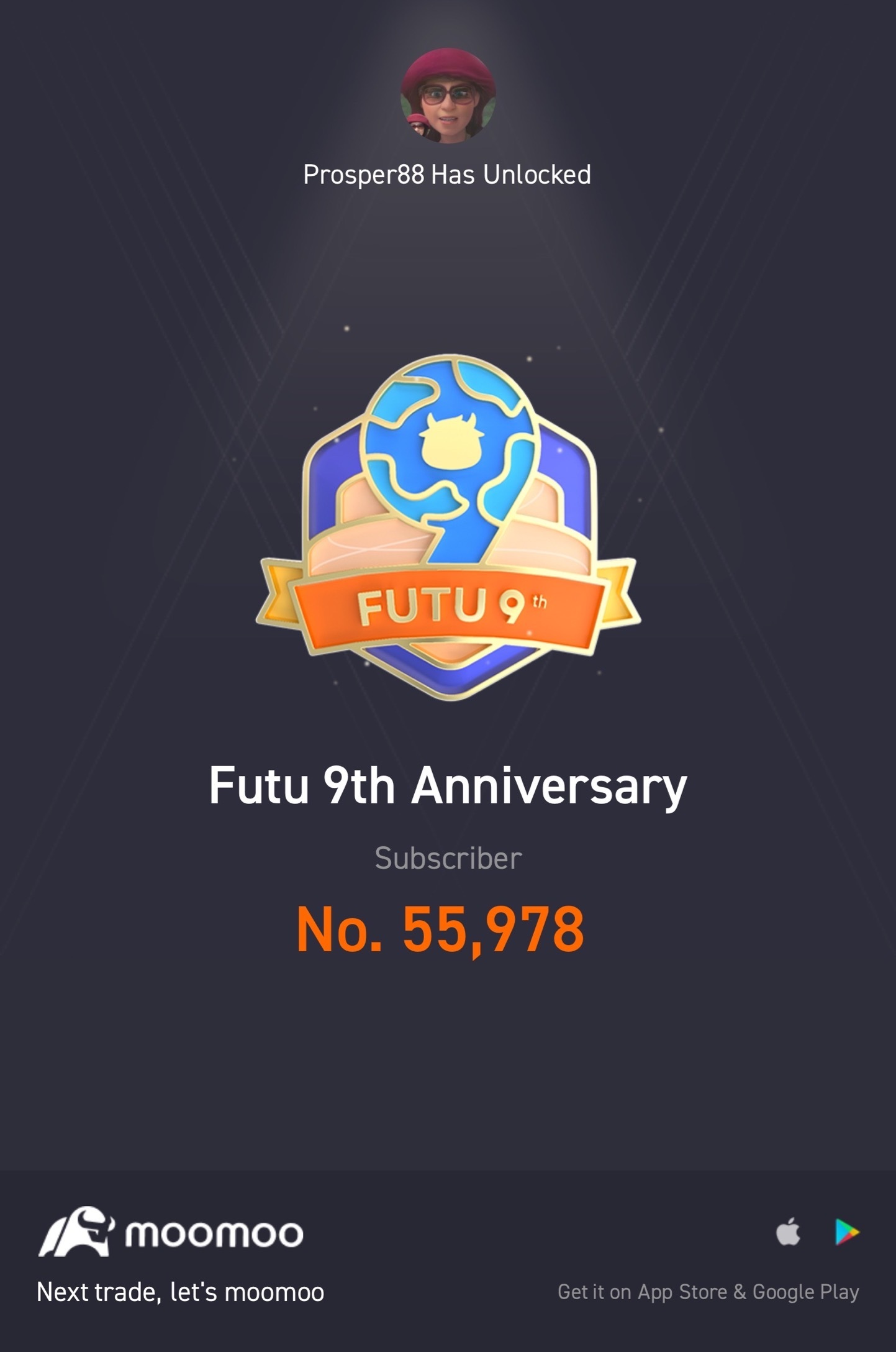 In you, Moomoo I have found my passion in investing .Happy Futu 9th anniversary