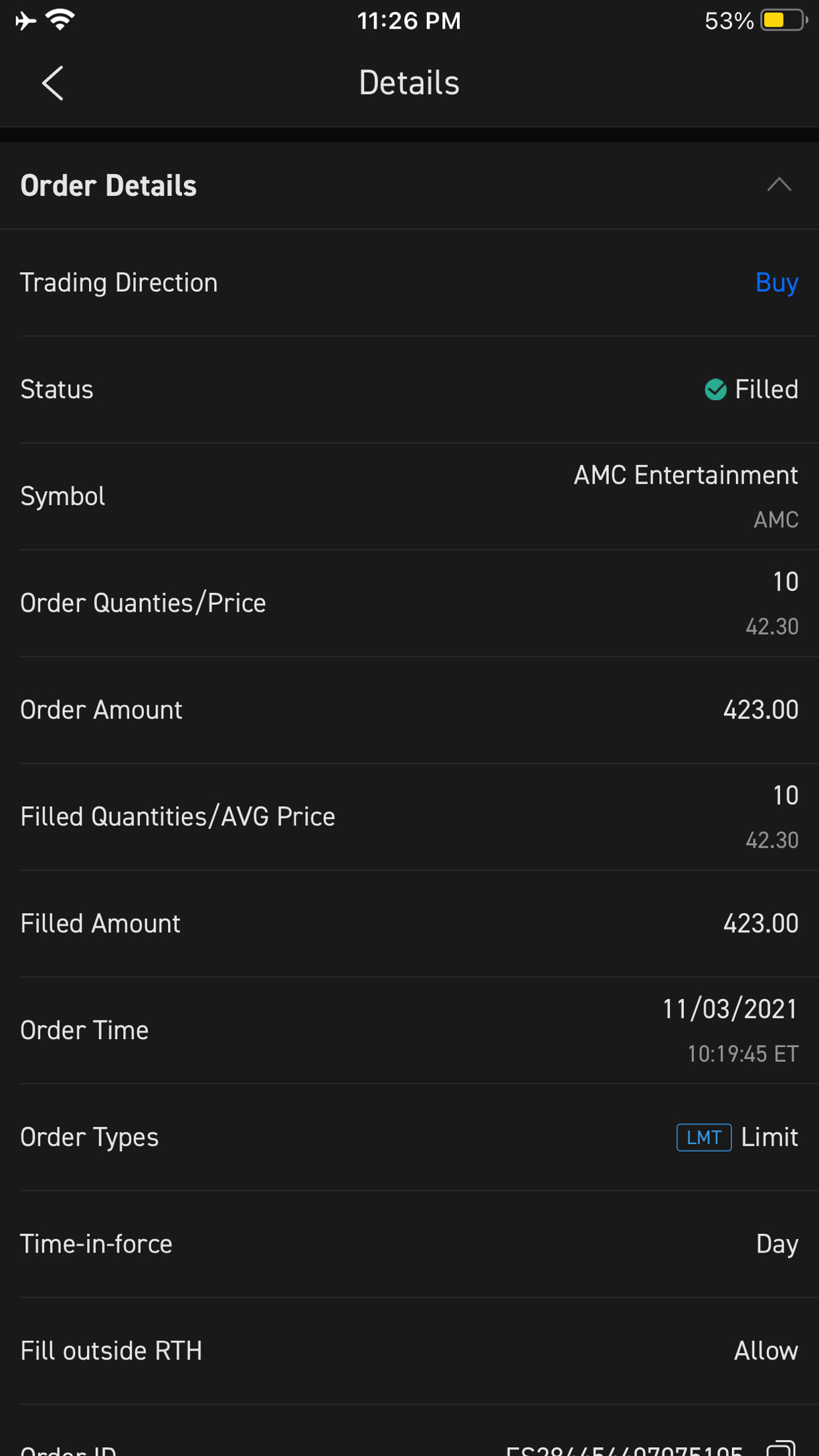 $AMC Entertainment (AMC.US)$ come on buy n hold